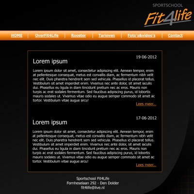 Website Fit4Life